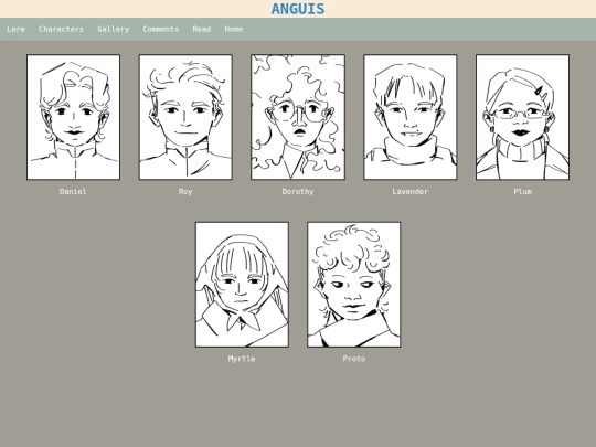 Anguis/Characters screenshot