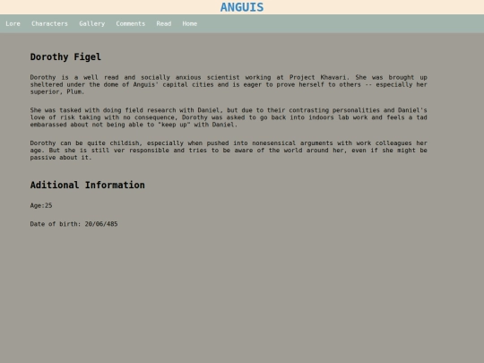 Anguis/Characters/Doro screenshot