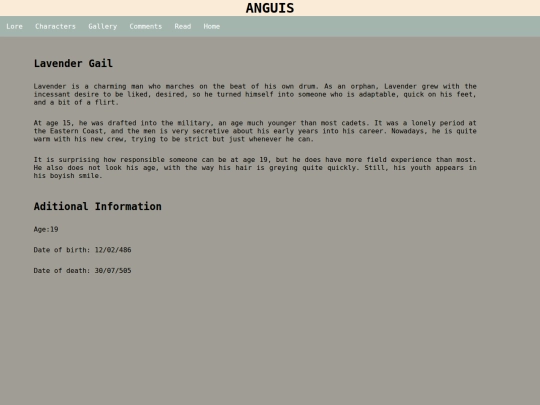 Anguis/Characters/Lav screenshot