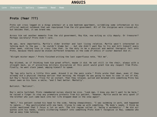 Anguis/Read/Proto screenshot
