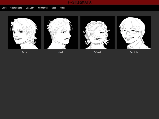 stigmata/Characters screenshot