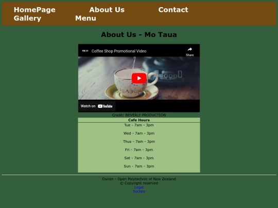 AboutUs screenshot