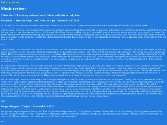 musicreview screenshot