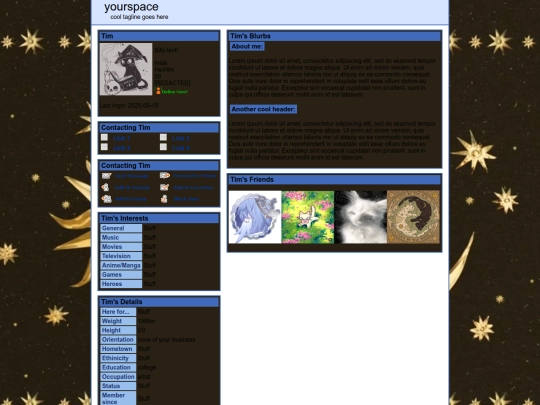 Timspage screenshot