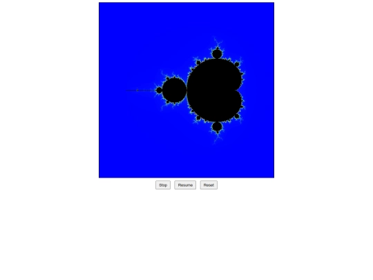 Mandelbrot Fractal screenshot