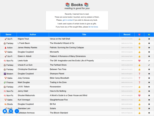 books screenshot