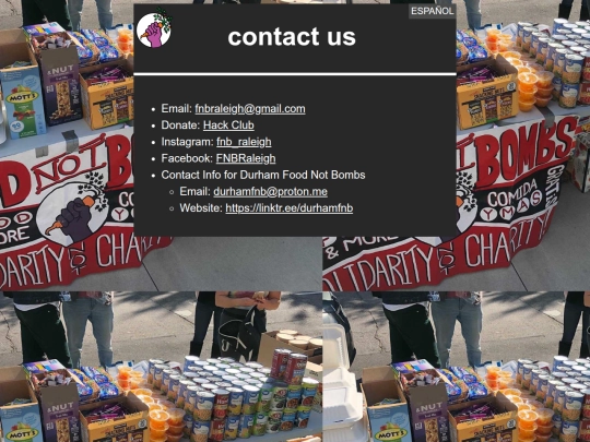 contact screenshot