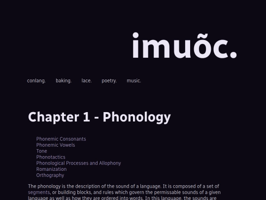 conlang/phonology screenshot
