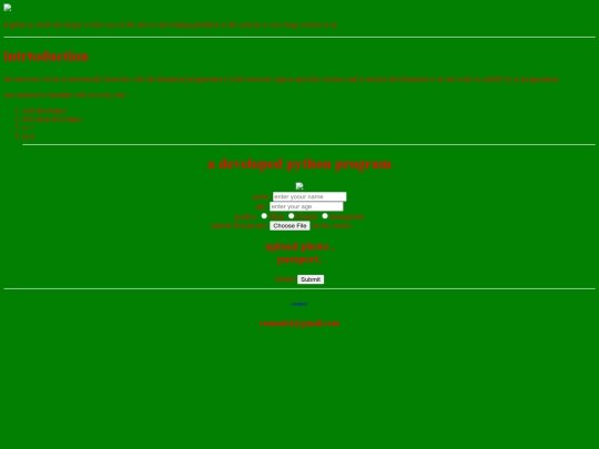 project2.html screenshot