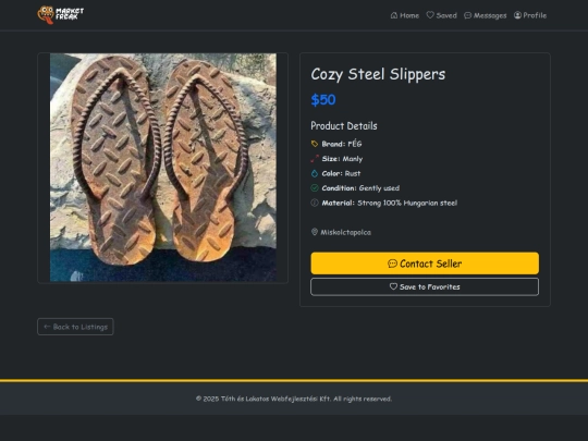 marketfreak/pages/slippers screenshot
