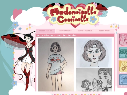 presentation/heroine_galerie screenshot