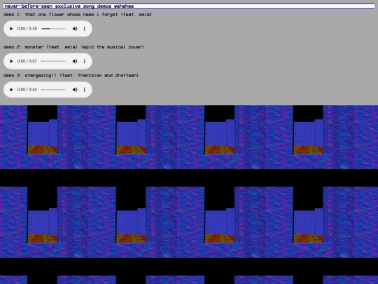 demos screenshot