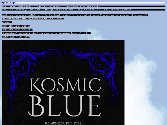 writings screenshot
