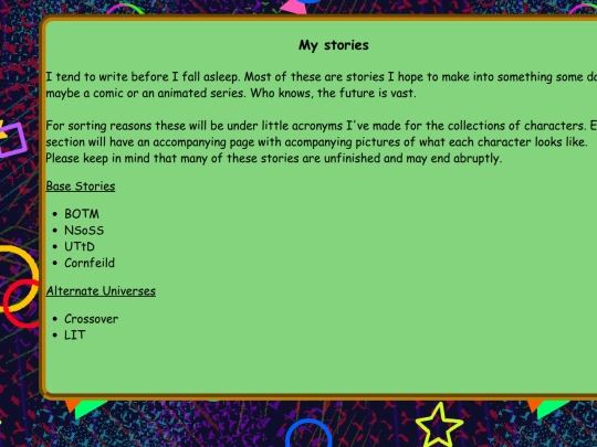 stories screenshot