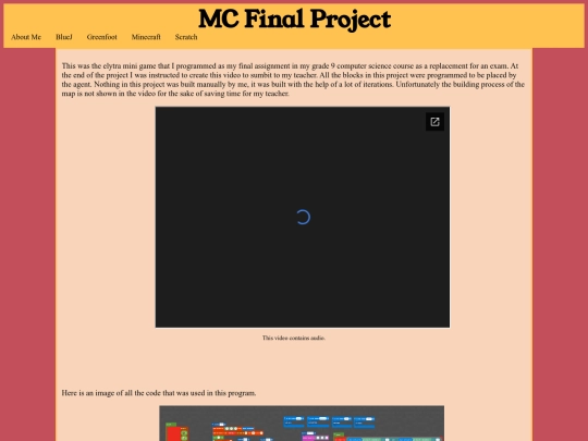 MCfinal screenshot