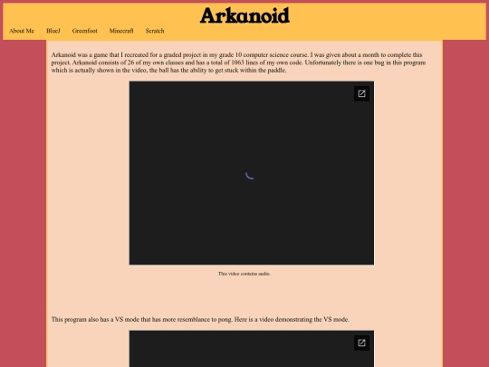 arkanoid screenshot