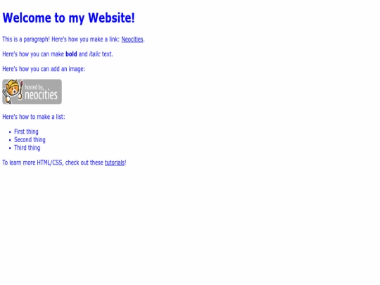 index screenshot