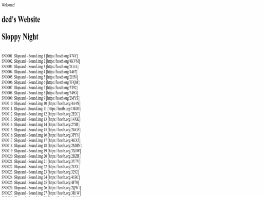 index screenshot