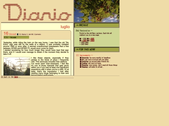 diary screenshot