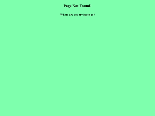 not_found screenshot