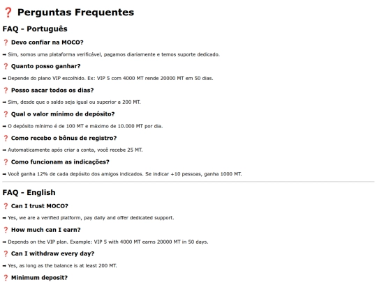 faq screenshot