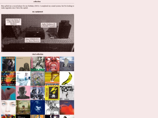 music-pages/collection screenshot
