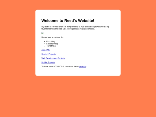 index screenshot