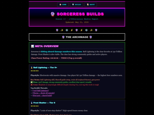 sorceress screenshot