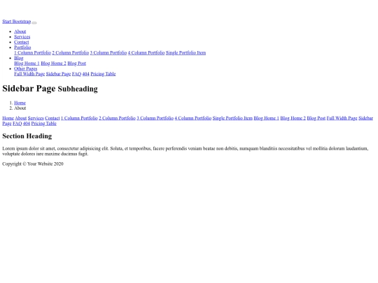 sidebar screenshot