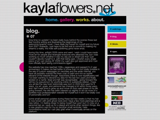blog screenshot