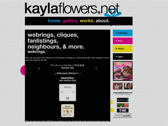 web screenshot