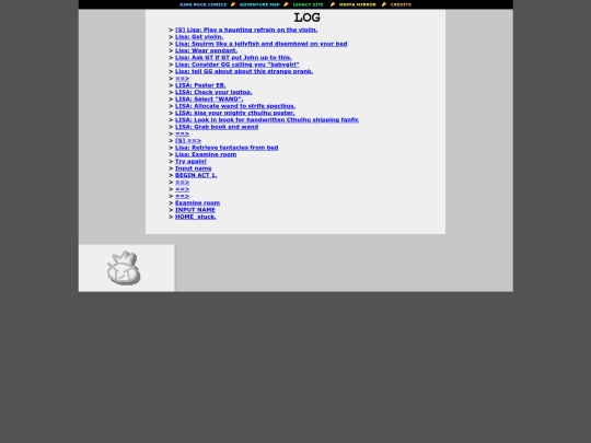 log screenshot