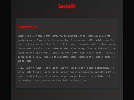 index screenshot
