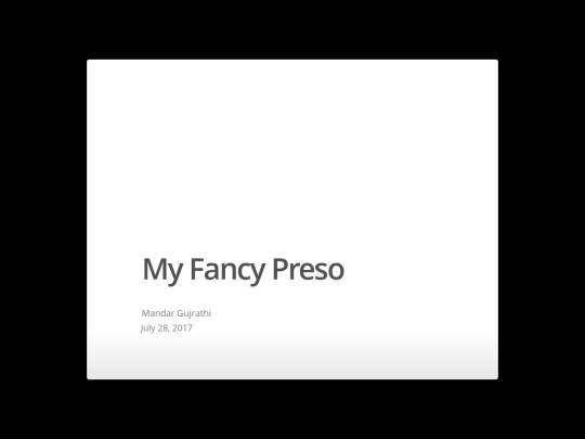Myslides screenshot
