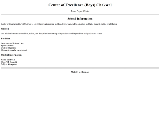 new site/myfile screenshot