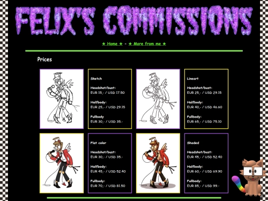 commissions screenshot
