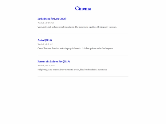 cinema screenshot