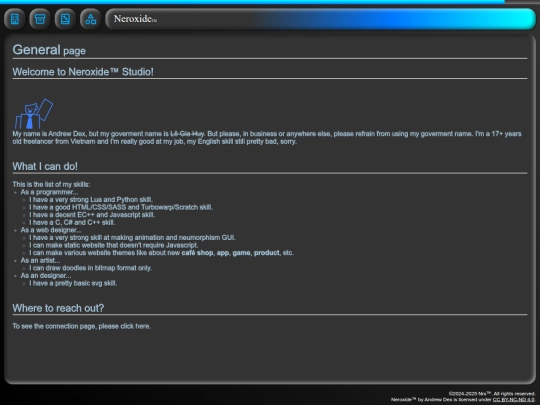 index screenshot