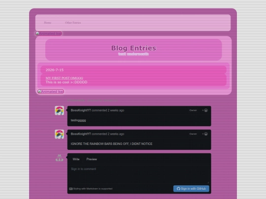 blog screenshot