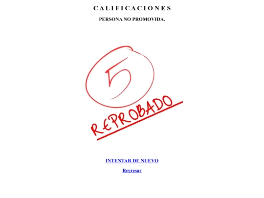 CALIFICACIONES screenshot