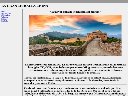 Maravillas del Mundo/murallaChina screenshot