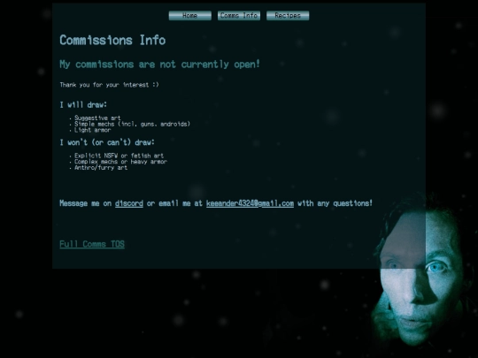 comms screenshot