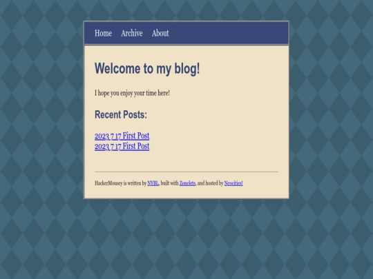 index screenshot