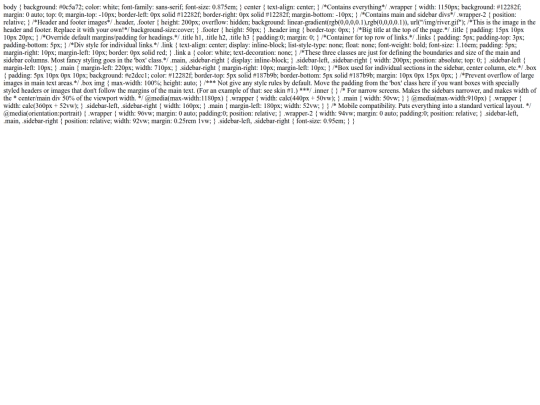 index screenshot