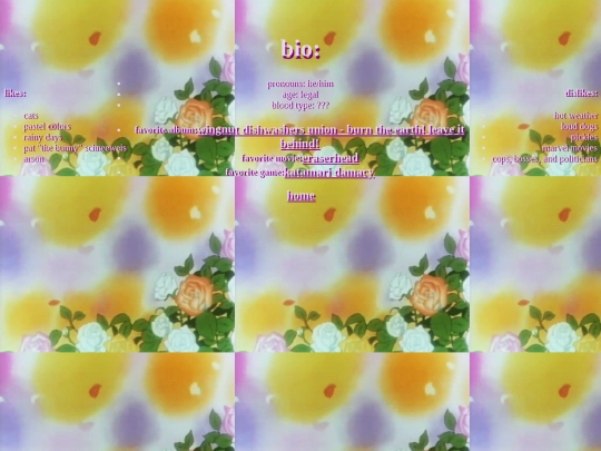 about-me! screenshot