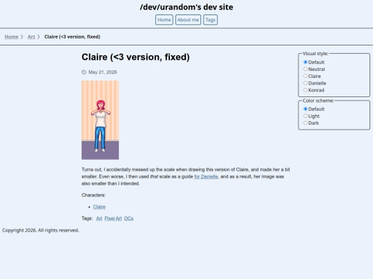 art/claire2_fixed screenshot