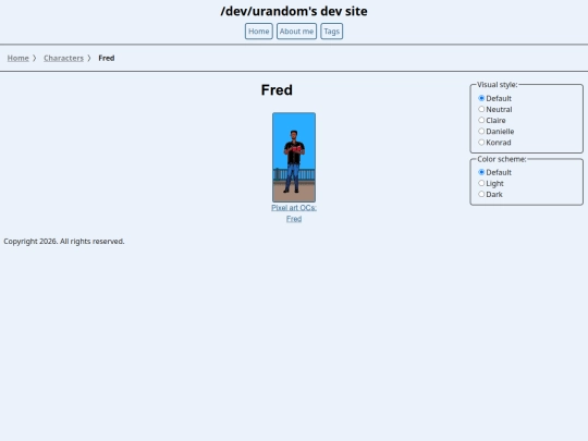 characters/fred screenshot