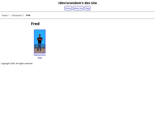 characters/fred/page/1 screenshot