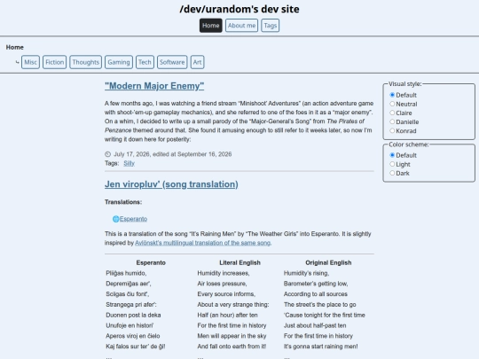 index screenshot