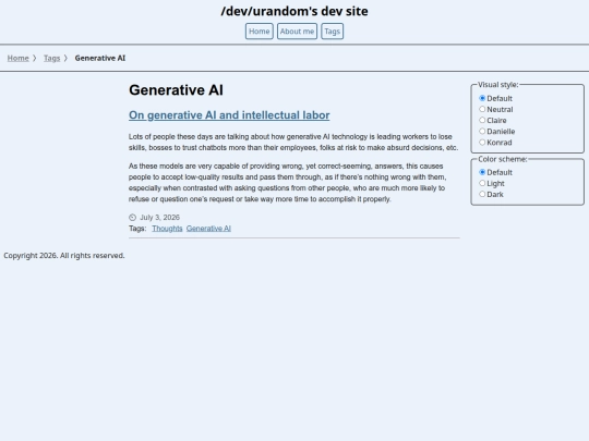 tags/generative-ai screenshot